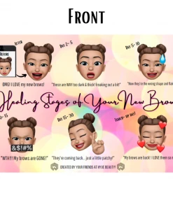 HYVE Beauty BROW PMU Aftercare Cards Accessories & Training Tools