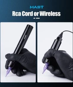 HYVE Beauty Mast Nano Wireless PMU & Tattoo Machine - Red Machines & Needles