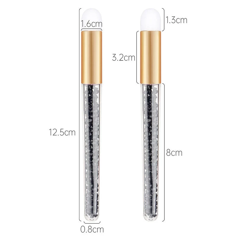 HYVE Beauty Shiny Crystal Lash & Brow Cleansing Brushes 5 HYVE Beauty Shiny Crystal Lash & Brow Cleansing Brushes