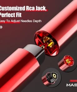 HYVE Beauty Mast Nano Wireless PMU & Tattoo Machine - Red Machines & Needles