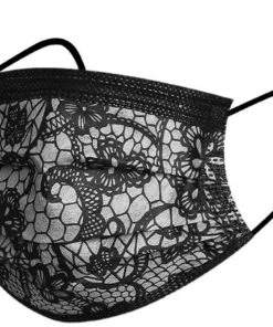 HYVE Beauty Disposable Face Masks - Black Belle - 50 Pack