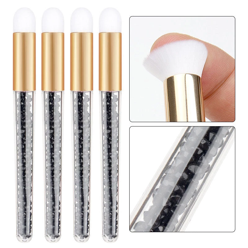 HYVE Beauty Shiny Crystal Lash & Brow Cleansing Brushes 6 HYVE Beauty Shiny Crystal Lash & Brow Cleansing Brushes