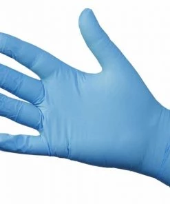 Value Med DermaTUFF Blue Nitrile Medical Exam Gloves
