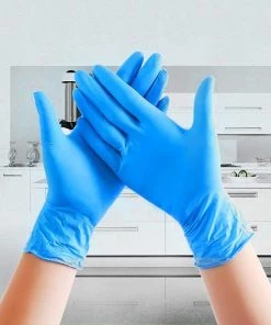 Value Med DermaTUFF Blue Nitrile Medical Exam Gloves