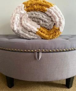 Chunky Knit Weighted Blanket By Creative Force