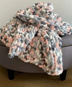 Chunky Knit Weighted Blanket By Creative Force Handmade