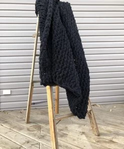 Handmade Chunky Knit Weighted Blanket By Creative Force