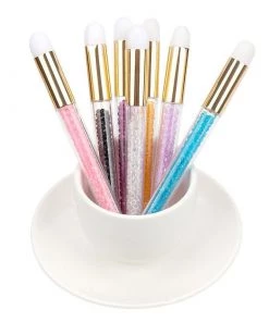 HYVE Beauty Shiny Crystal Lash & Brow Cleansing Brushes 14 HYVE Beauty Shiny Crystal Lash & Brow Cleansing Brushes