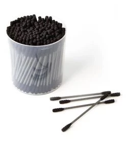 HYVE Beauty Cute AF Cotton Swabs - Shadow Black 200 Count Accessories & Training Tools 7 HYVE Beauty Cute AF Cotton Swabs - Shadow Black 200 Count Accessories & Training Tools