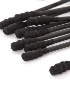 HYVE Beauty Cute AF Cotton Swabs - Shadow Black 200 Count Accessories & Training Tools