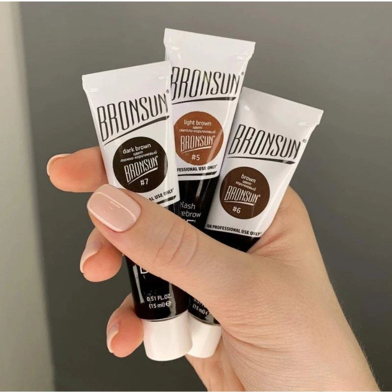 Innovator Cosmetics LLC Bronsun Brow & Lash Gel Tint - Dark Brown #7 5 Innovator Cosmetics LLC Bronsun Brow & Lash Gel Tint - Dark Brown #7