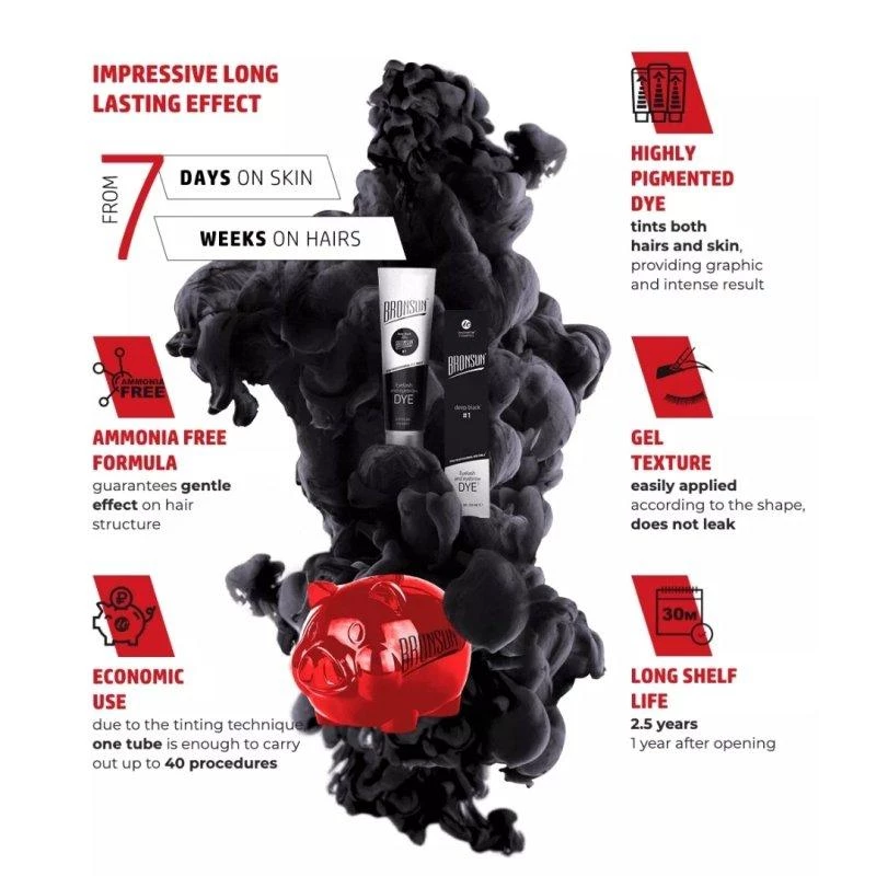 Innovator Cosmetics LLC Bronsun Brow & Lash Gel Tint - Dark Brown #7 4 Innovator Cosmetics LLC Bronsun Brow & Lash Gel Tint - Dark Brown #7