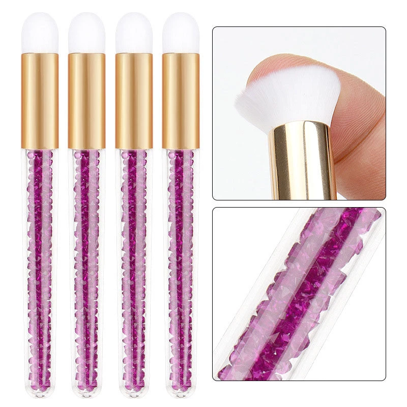 HYVE Beauty Shiny Crystal Lash & Brow Cleansing Brushes 8 HYVE Beauty Shiny Crystal Lash & Brow Cleansing Brushes