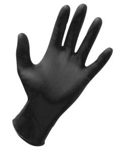 Value Med New Products DermaTUFF Black Nitrile Examination Grade Gloves