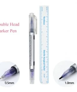 HYVE Beauty Double Ended Surgical Marker And Flexi-Ruler Combo Pack Accessories & Training Tools