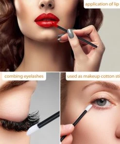 HYVE Beauty Flocked Applicators - Black Brows & Lashes