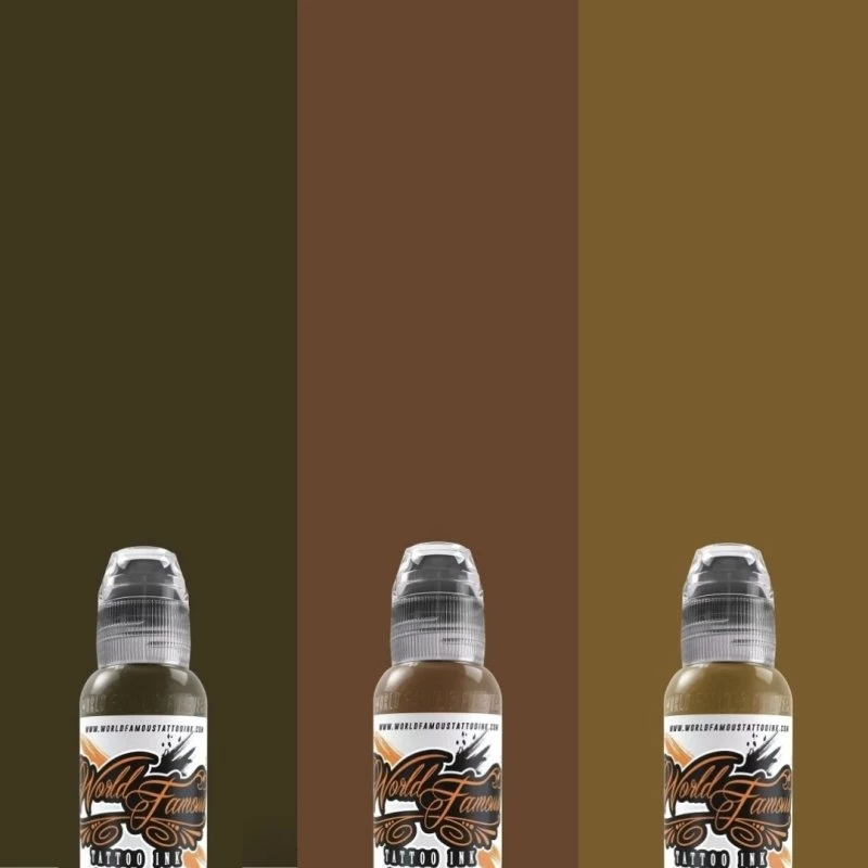 Perma Blend World Famous Ink X HYVE Mini Pigment Set - Foxy Brows 1 Perma Blend World Famous Ink X HYVE Mini Pigment Set - Foxy Brows