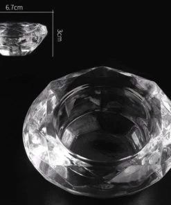 HYVE Beauty Gem Stone Glass Dappen Mixing Dish - Large