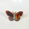 Bejeweled Gemstone Butterfly Magnet With Jasper M-519 Handmade