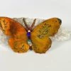 Bejeweled Handmade Gemstone Butterfly Magnet With Lapis, Garnet M-517