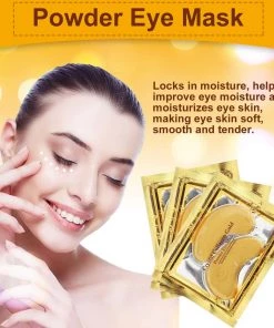 HYVE Beauty Crystal Gold Collagen Hydrating - Eye Mask - 5 Pack