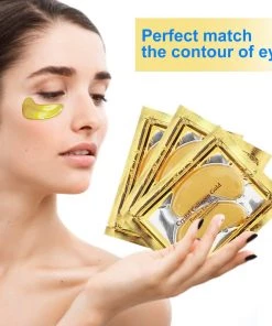 HYVE Beauty Crystal Gold Collagen Hydrating - Eye Mask - 5 Pack