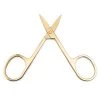 HYVE Beauty Gold Stainless Steel Scissors Accessories & Training Tools