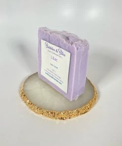 Bejeweled Handmade Handcrafted Lilac Soap