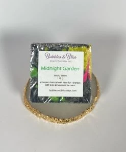 Bejeweled Handmade Handcrafted Midnight Garden Soap