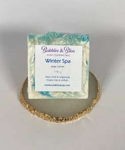 Bejeweled Handcrafted Winter Spa Soap