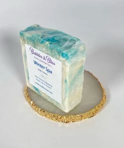Bejeweled Handcrafted Winter Spa Soap