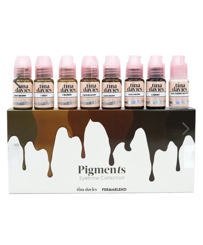 Ink & Pigment Tina Davies X Perma Blend - I ❤️ Ink Brow Collection 8 Ink & Pigment Tina Davies X Perma Blend - I ❤️ Ink Brow Collection