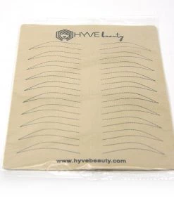 HYVE Beauty Inkless Eyebrow Practice Skin - Double Sided - Ombre