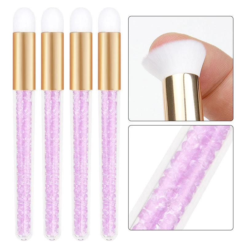HYVE Beauty Shiny Crystal Lash & Brow Cleansing Brushes 10 HYVE Beauty Shiny Crystal Lash & Brow Cleansing Brushes