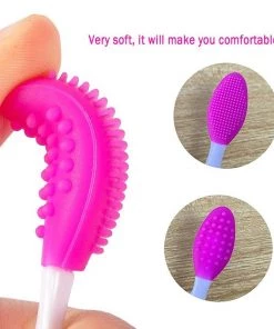 HYVE Beauty Lip Scrub Brush - Pink - 10 Pack