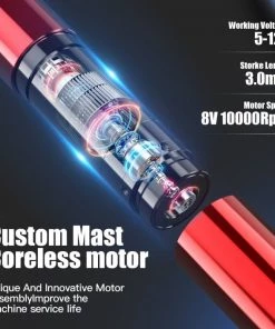 HYVE Beauty Mast Nano Wireless PMU & Tattoo Machine - Black Machines & Needles 16 HYVE Beauty Mast Nano Wireless PMU & Tattoo Machine - Black Machines & Needles