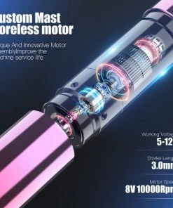 HYVE Beauty Mast Nano Wireless PMU & Tattoo Machine - Pink Fade (Special Edition) New Products