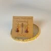 Bejeweled Handmade Mini Amethyst & Pyrite Earrings B-116