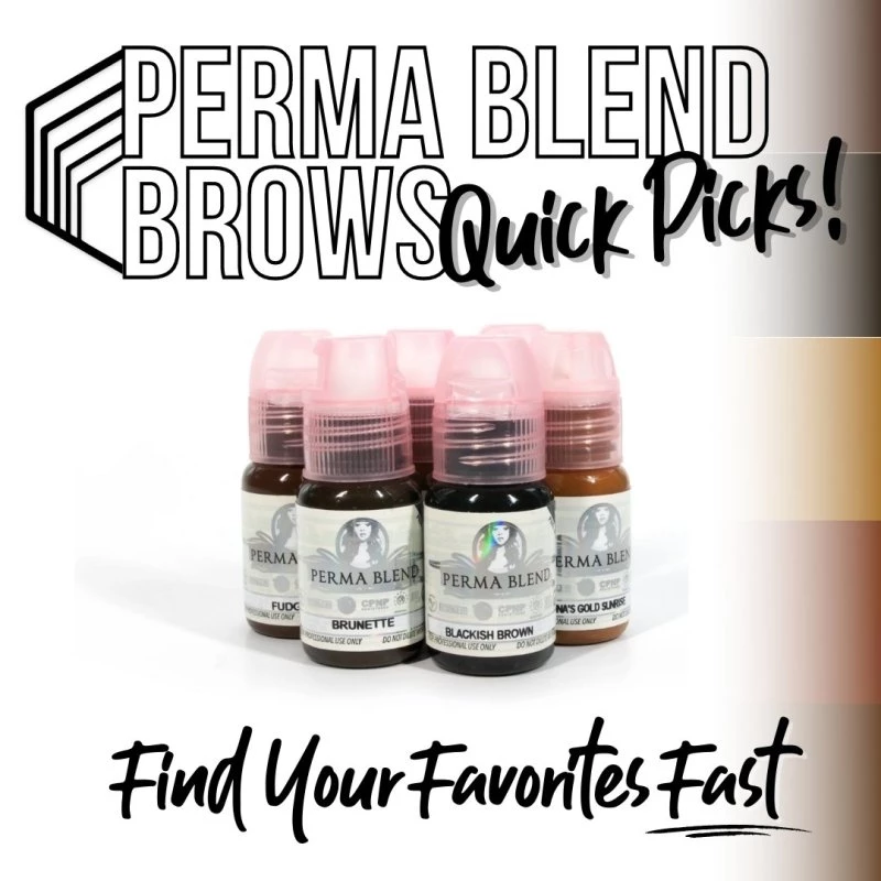 Ink & Pigment Perma Blend Quick Picks Brow Pigments 1 Ink & Pigment Perma Blend Quick Picks Brow Pigments