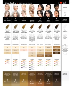 Ink & Pigment Tina Davies X Perma Blend - I ❤️ Ink Brow Collection 13 Ink & Pigment Tina Davies X Perma Blend - I ❤️ Ink Brow Collection