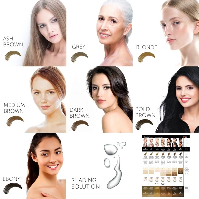 Ink & Pigment Tina Davies X Perma Blend - I ❤️ Ink Brow Collection 4 Ink & Pigment Tina Davies X Perma Blend - I ❤️ Ink Brow Collection