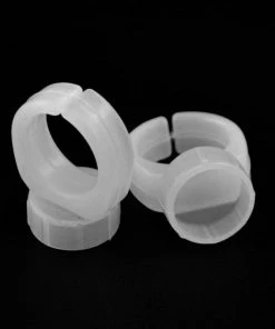 HYVE Beauty White Silicone Pigment Ring Cups - 50 Pack