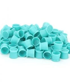 HYVE Beauty New Products Pigment Cup - Silicone Flat Bottom Suction - Teal Blue