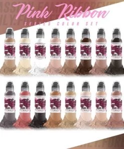 Perma Blend World Famous Tattoo Ink Set - Pink Ribbon Series Ink & Pigment