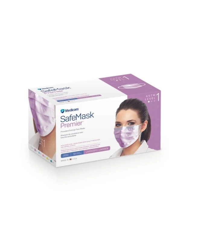 HYVE Beauty New Products SafeMask® Premier™ Earloop Mask - Lavender 1 HYVE Beauty New Products SafeMask® Premier™ Earloop Mask - Lavender