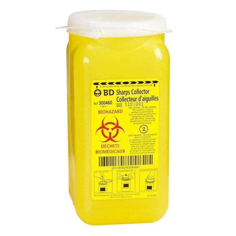 Bowers Medical Accessories & Training Tools Sharps Container 1.4L 1 Bowers Medical Accessories & Training Tools Sharps Container 1.4L