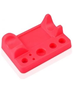 HYVE Beauty Silicone Pigment Cup & Hand Tool Holder - POPPY RED
