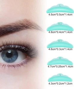 Elleebana Silicone Lash Lift Shields - Teal Brows & Lashes