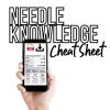 HYVE Beauty Needle Knowledge Cheat Sheet - PDF Download