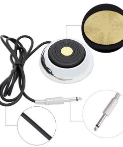 HYVE Beauty Foot Pedal - Chrome Machines & Needles